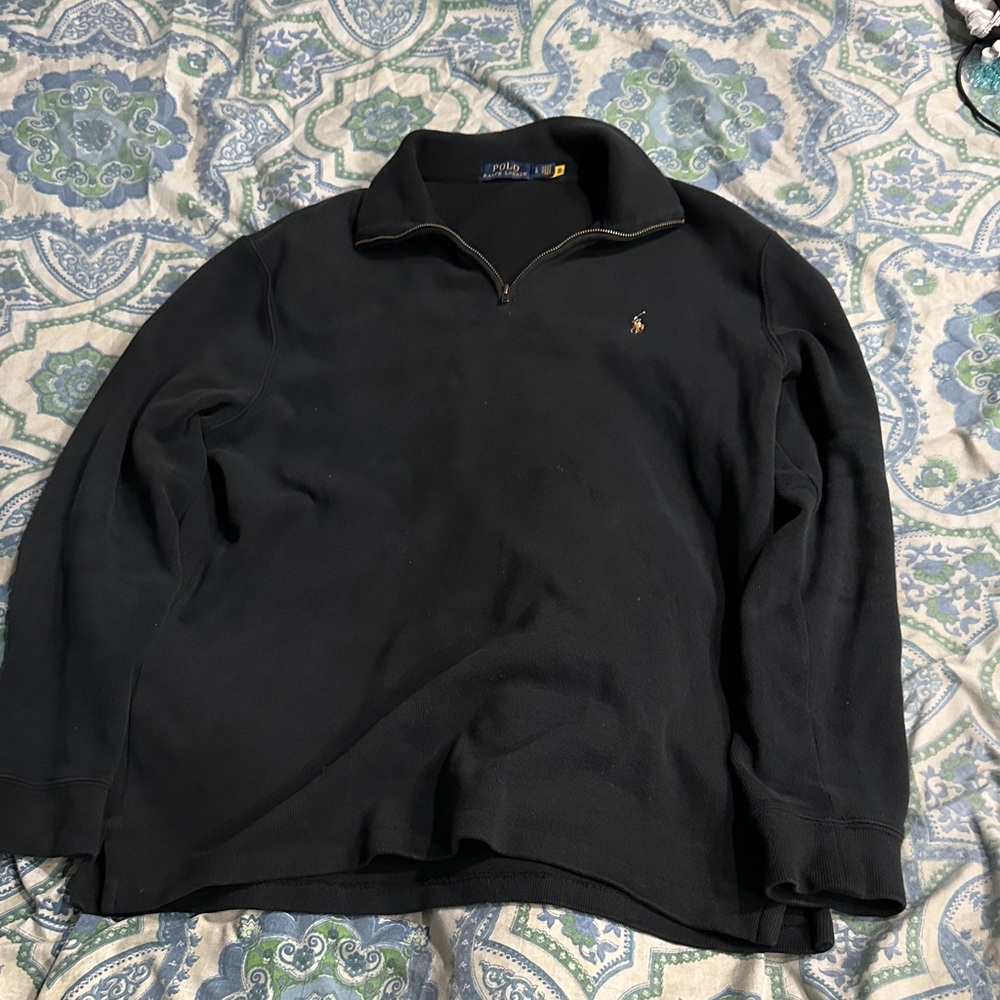 Ralph Lauren Black Polo with Blue Label
